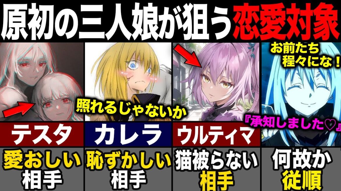 【転スラ】三人娘の恋愛事情?! 原初の悪魔が狙う存在がヤバすぎる…!