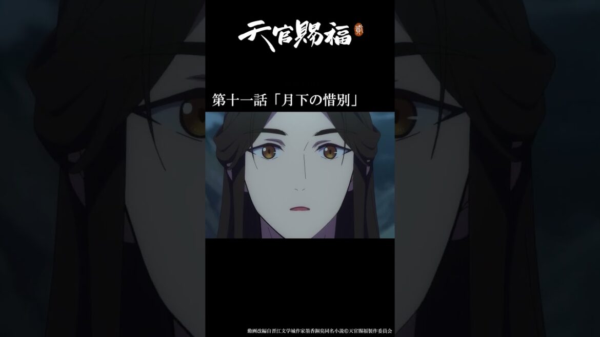 アニメ『天官賜福 貮』第十一話「月下の惜別」振り返り動画 #天官賜福 #天官賜福アニメ#shorts