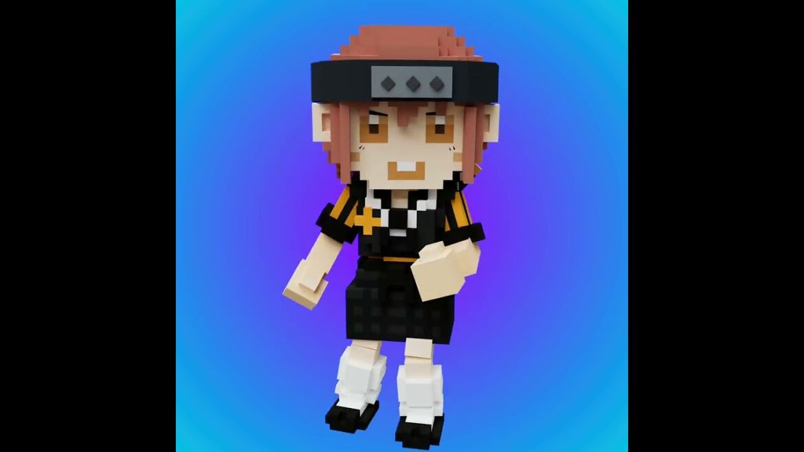 torika/CNPファンアート ボクセル Voxel ダンス クリプトニンジャパートナーズ