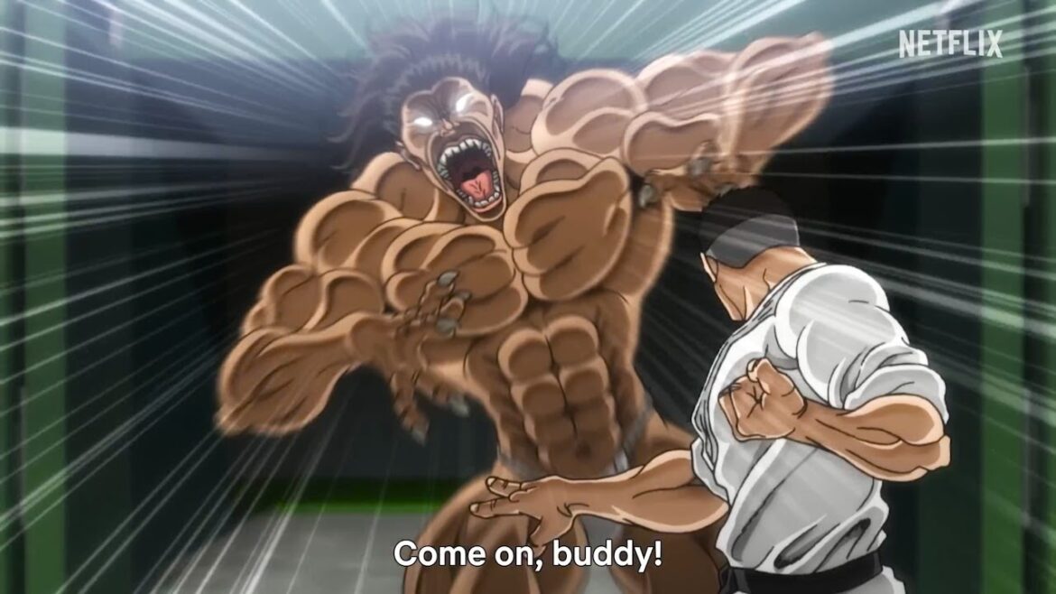 バキ! – Yuujirou swims at an amazing speed of 200km/h