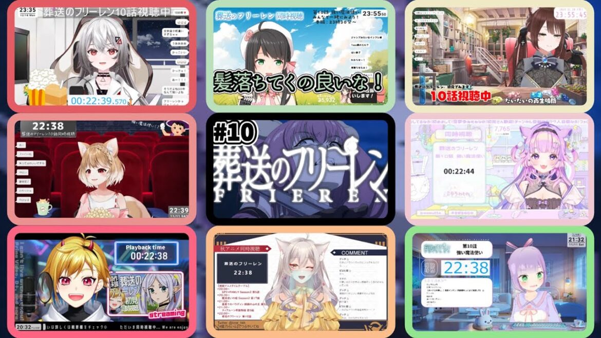 葬送のフリーレン Episode10 Vtuber Reaction Mashup Frieren: Beyond Journey’s End