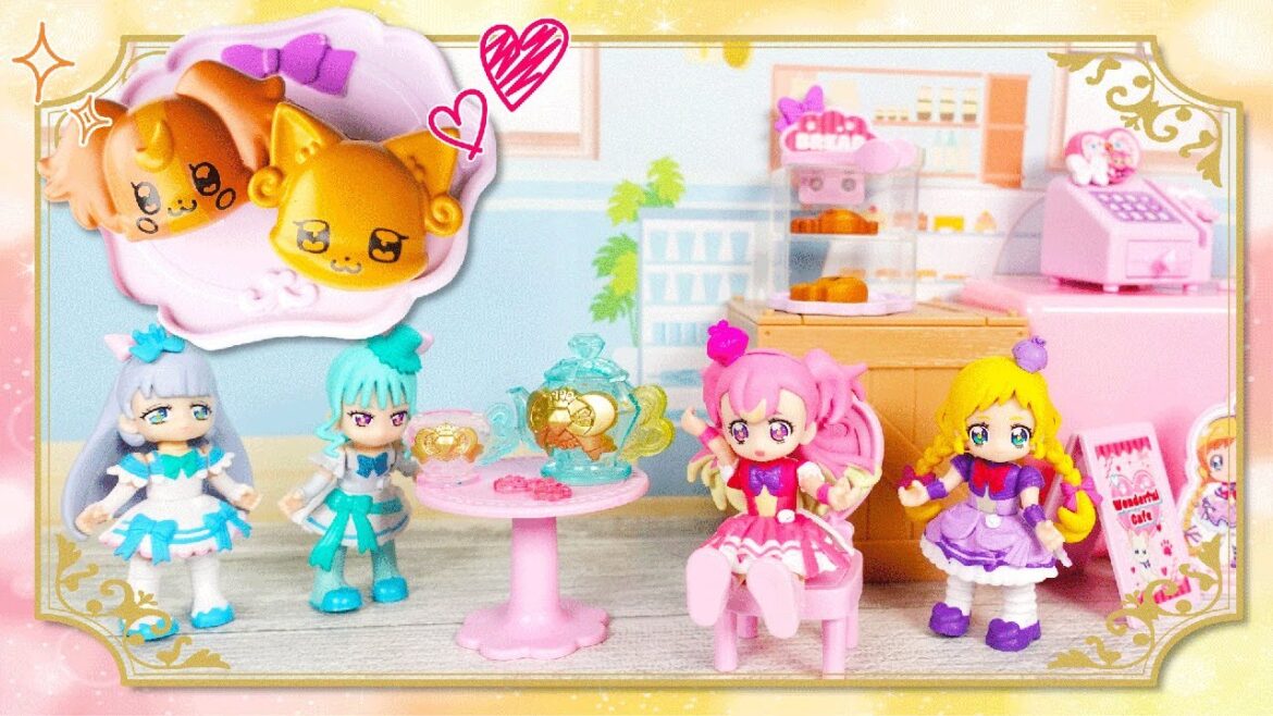 【わんだふるぷりきゅあ】焼きたてのパンはいかが?ガシャポンでプリキュアカフェがオープン!【プリキュア】