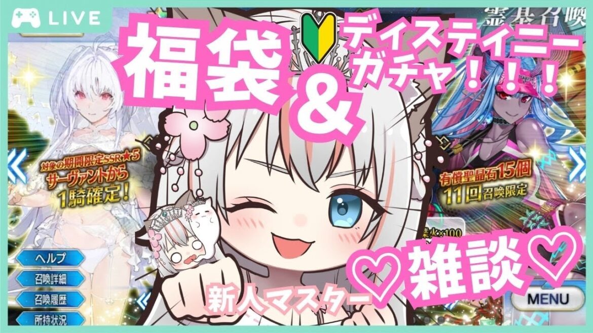 【 FGO / デスティニーガチャ & 福袋 & 雑談 】  #新人vtuber #Vtuber #fgo