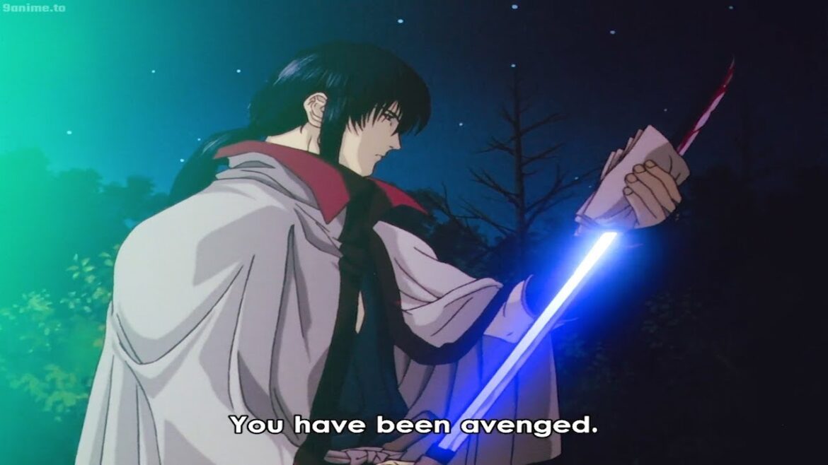 緋村 剣心 ! Soujiro Hiko teaches Kenshin Hiten the sword killer Mitsurugi Ryū   緋村次郎が剣心に飛天光るぎ竜とは何かを教える