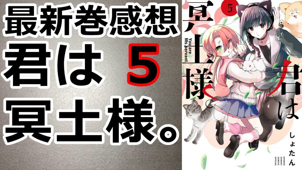 【漫画最新巻】君は冥土様。【感想】【5巻】