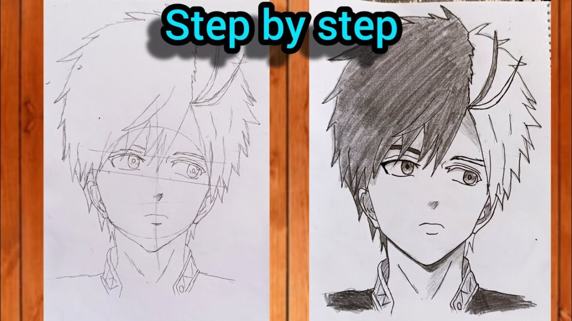 how to draw sakura from wind breaker (step by step easy ) drawing sakura