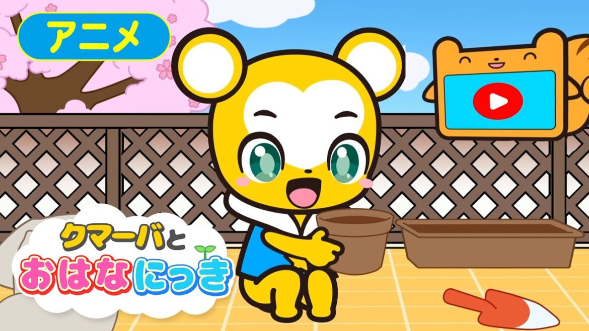 【アニメ】クマーバとお花日記🌷🌻観察・自由研究 【アニメ】クマーバとお花日記🌷🌻観察・自由研究