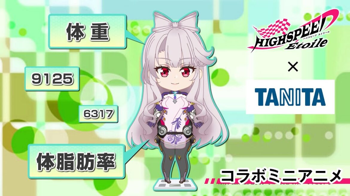 【コラボミニアニメ】TANITA × HIGHSPEED Étoile