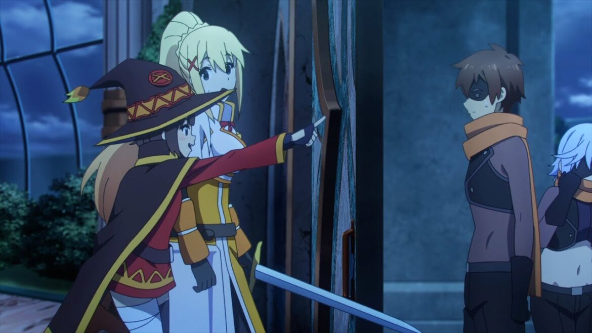 Megumin likes Kazuma's Thief Outfit | KONOSUBA S3 - Episode 6