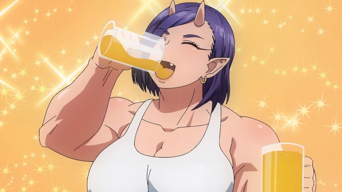 Muscular Waifu Loves to get Drunk ~ Plus Sized Elf Ep 3 エルフさんは痩せられない