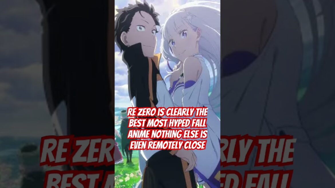 Re:zero SEASON 3 HYPE BY FAR THE BEST NEW ANIME IN FALL 2024 #anime #rezero #shorts #manga #review