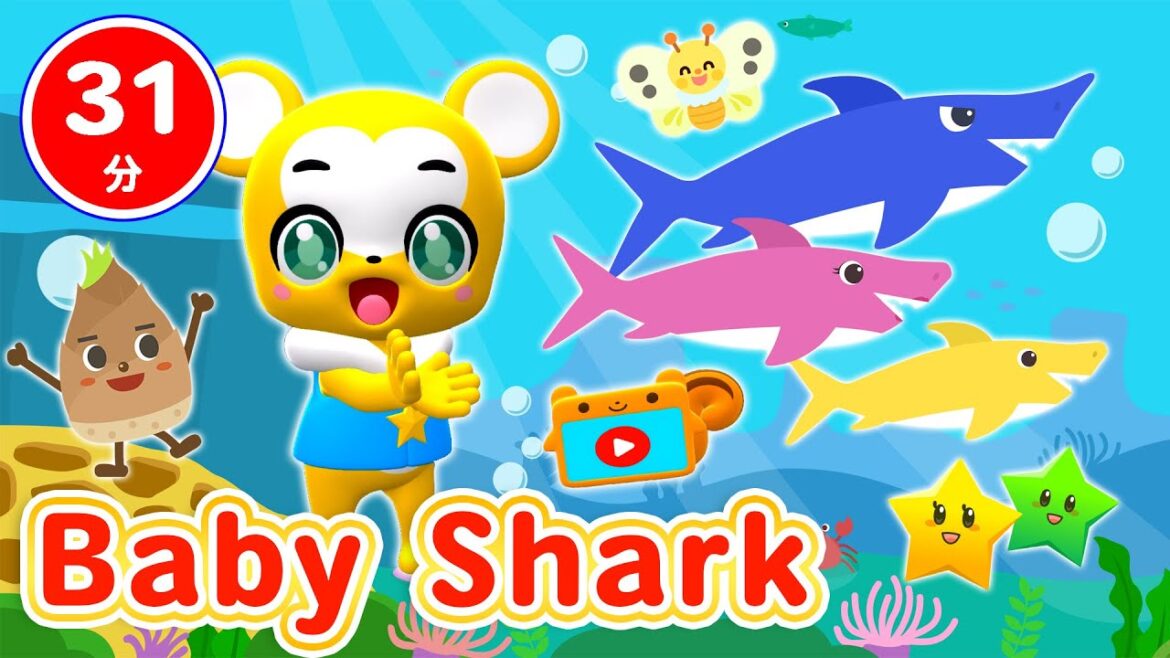 【31分連続】Baby Shark(ベイビーシャーク)&人気曲メドレー★サメのかぞく★ちびサメ★たけのこたいそう、ちかてつ、ABCなどNHK「おかあさんといっしょ」人気曲全18曲★キッズ・ダンス 【31分連続】Baby Shark(ベイビーシャーク)&人気曲メドレー★サメのかぞく★ちびサメ★たけのこたいそう、ちかてつ、ABCなどNHK「おかあさんといっしょ」人気曲全18曲★キッズ・ダンス
