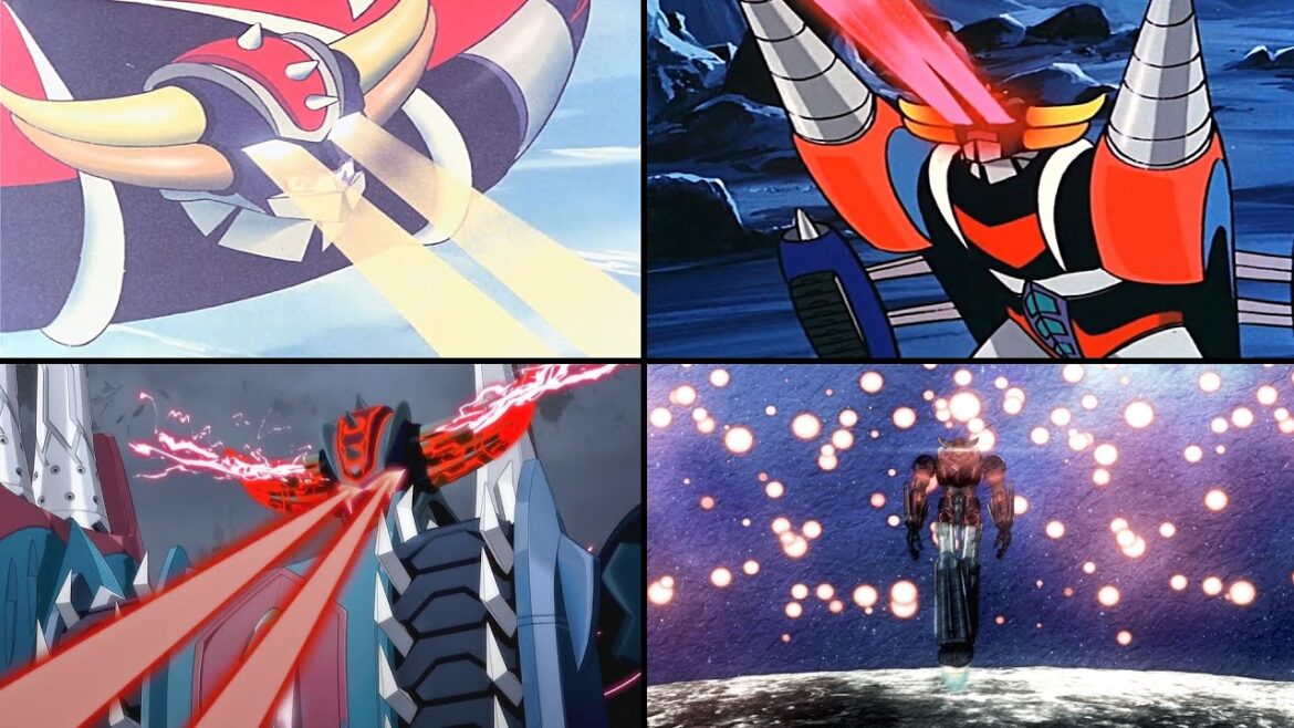 Grendizer U: Dizer Beam Comparison (1975 VS 2024)[グレンダイザーU UFOロボ ダイザービーム マジンガーX Mazinger X 比較]