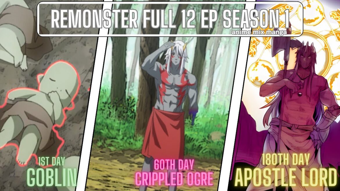 He Reincarnated As The Weakest Goblin | Re: Monster Full 1 - 12 End Season 1