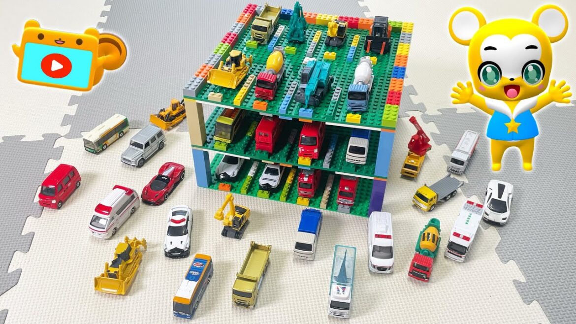 【おもちゃ】【LEGO】レゴでくるまをとめる駐車場を作ろう!ブロックを使って組み立てていくよ♫★子供向け知育★くるま 【おもちゃ】【LEGO】レゴでくるまをとめる駐車場を作ろう!ブロックを使って組み立てていくよ♫★子供向け知育★くるま