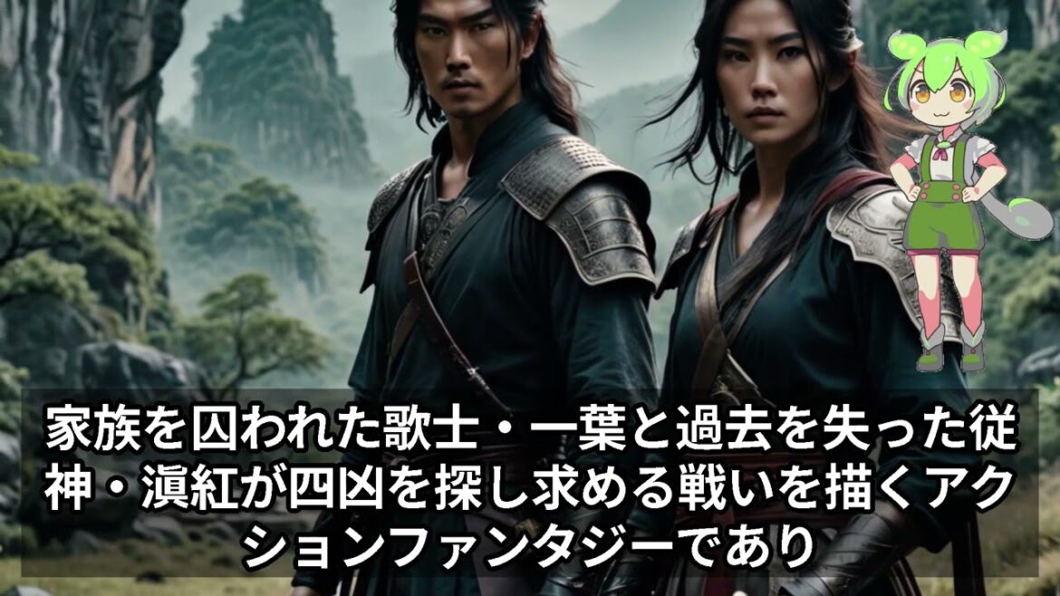 【ハイガクラ】2024年10月新アニメ！歌士・一葉と従神・滇紅の壮大な冒険と戦い！崩壊寸前の世界で『俺とお前を捜しに行こう』#ずんだもん解説  #anime  #アニメ
