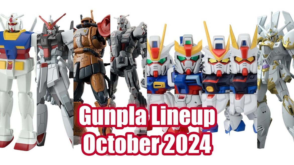 Gunpla Lineup October 2024