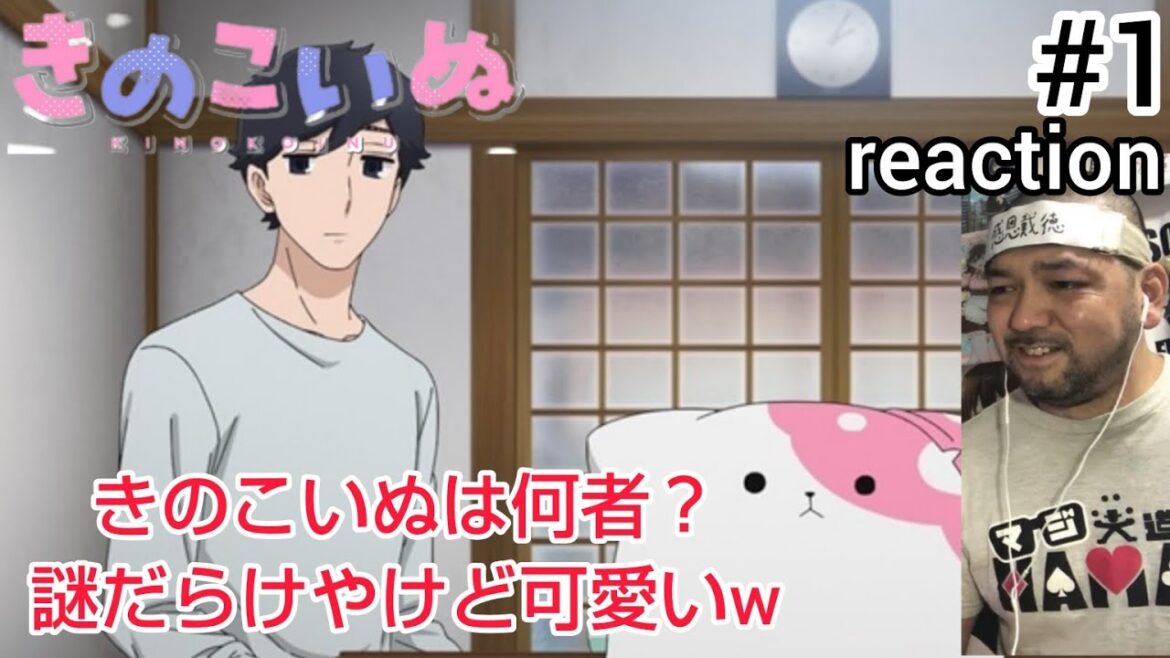 きのこいぬ 1話 リアクション 【まだまだ謎だらけやけどきのこいぬ可愛いし笑いのバランスも良き！】 KINOKOINU ep1 reaction 同時視聴 反応 #きのこいぬ