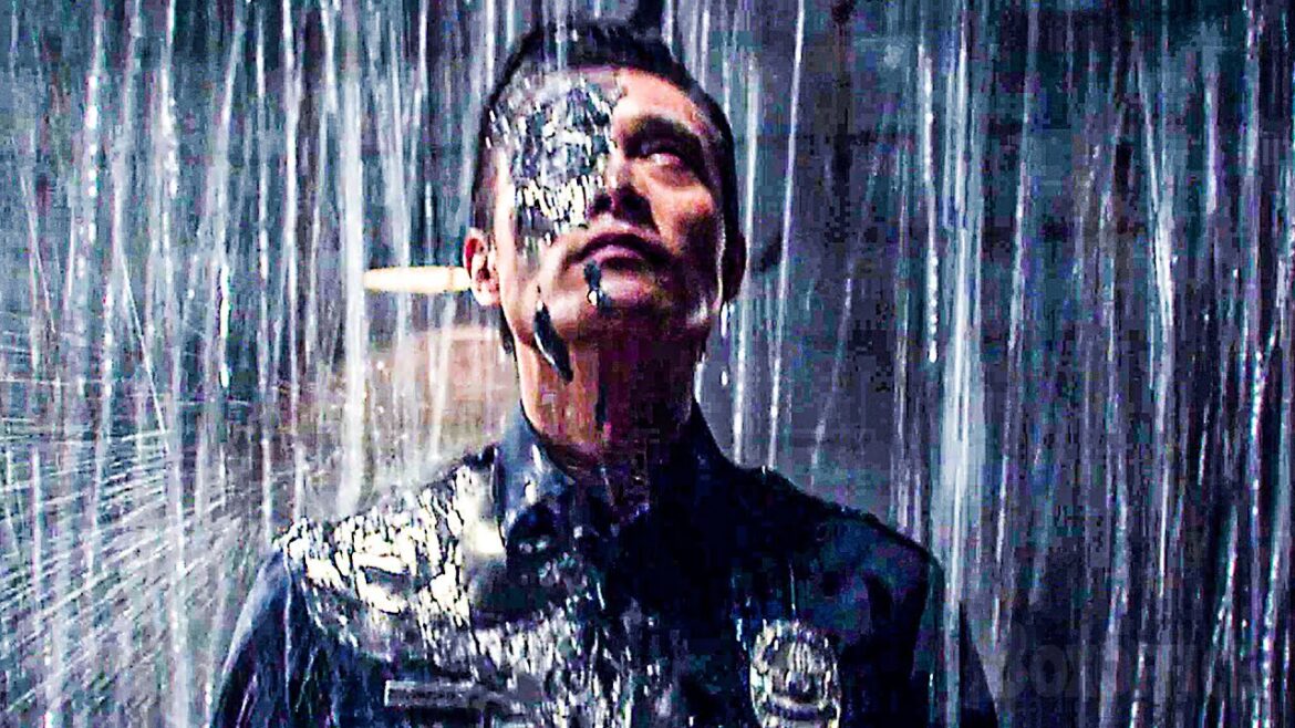 T-1000、酸性雨に殺される（ターミネーター最高の殺し方） | ターミネーター：新起動　ジェニシス | 映画シーン
