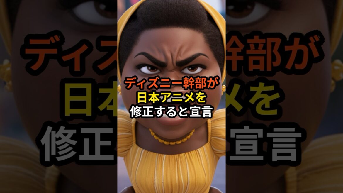 緊急速報！日本アニメをポリコレ化させるとディズニー幹部が宣言！？