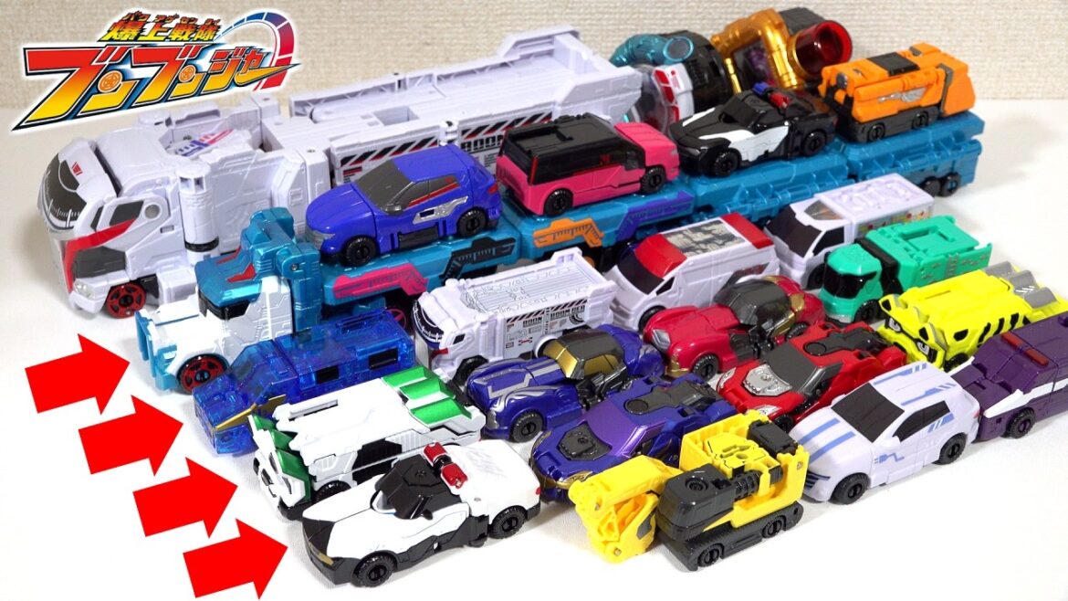 【🚗ブンブンカー全合体！？】最終ロボ「ブンブンジャーロボチャンピオン」に合体するチャンピオンキャリアー＆ジャスティスホワイトVer.のブンブンカーがかっこよすぎる！【爆上戦隊ブンブンジャー】