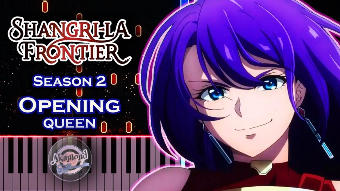 Shangri La Frontier Season 2 OP QUEEN Piano Cover - Shangri La 2 Opening Piano Tutorial