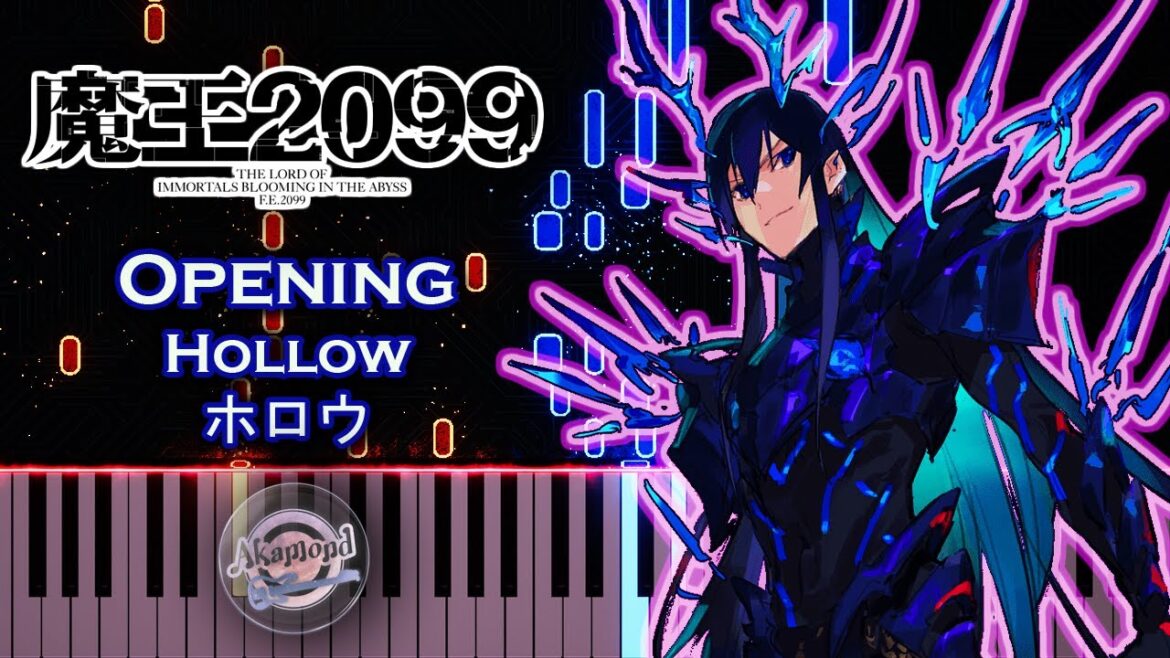 Maou 2099 Opening Piano Cover - Demon Lord 2099 OP Hollow Piano Tutorial