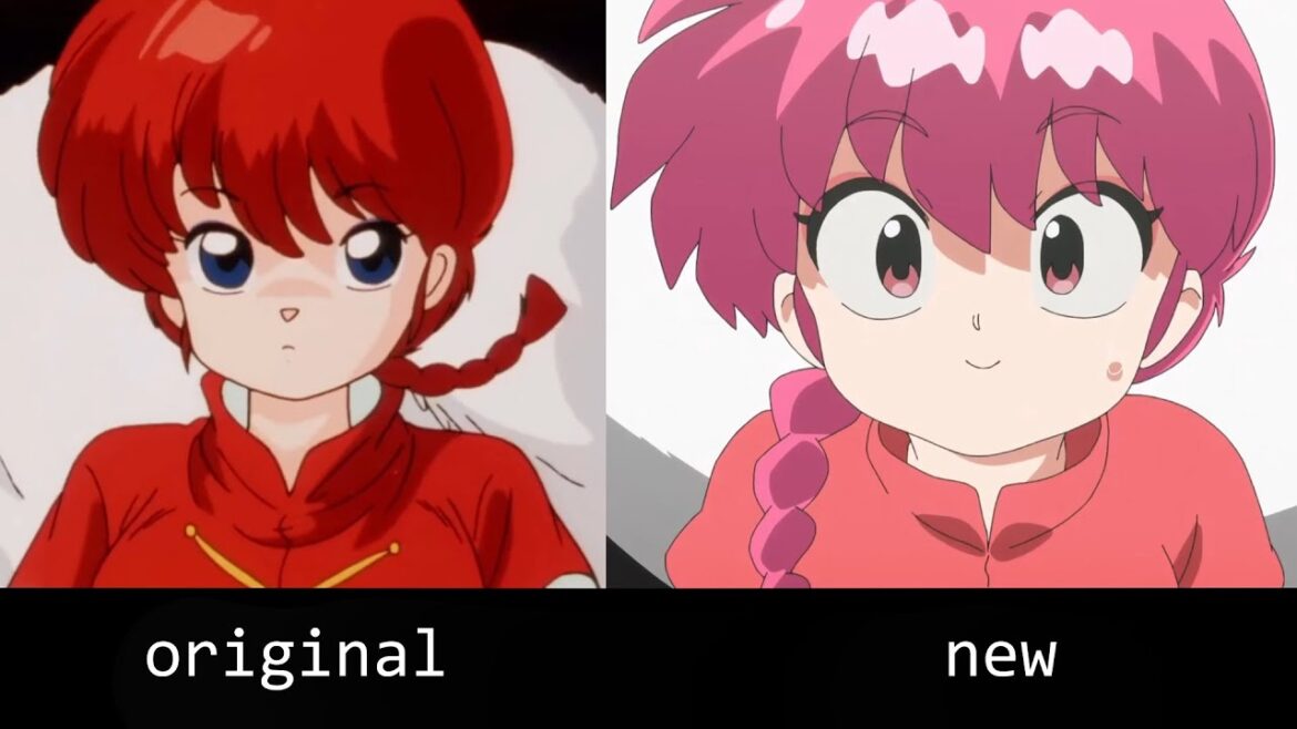 亂馬1/2 新舊對比 [らんま1/2] Comparison