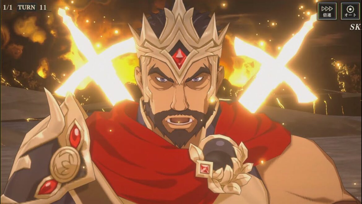 【転スラ まおりゅう】 [轟戦ノ化神] ガゼル・ドワルゴ の奥義＆交流 (CV:土師孝也) 【2024/10/28、3周年の配布キャラ】