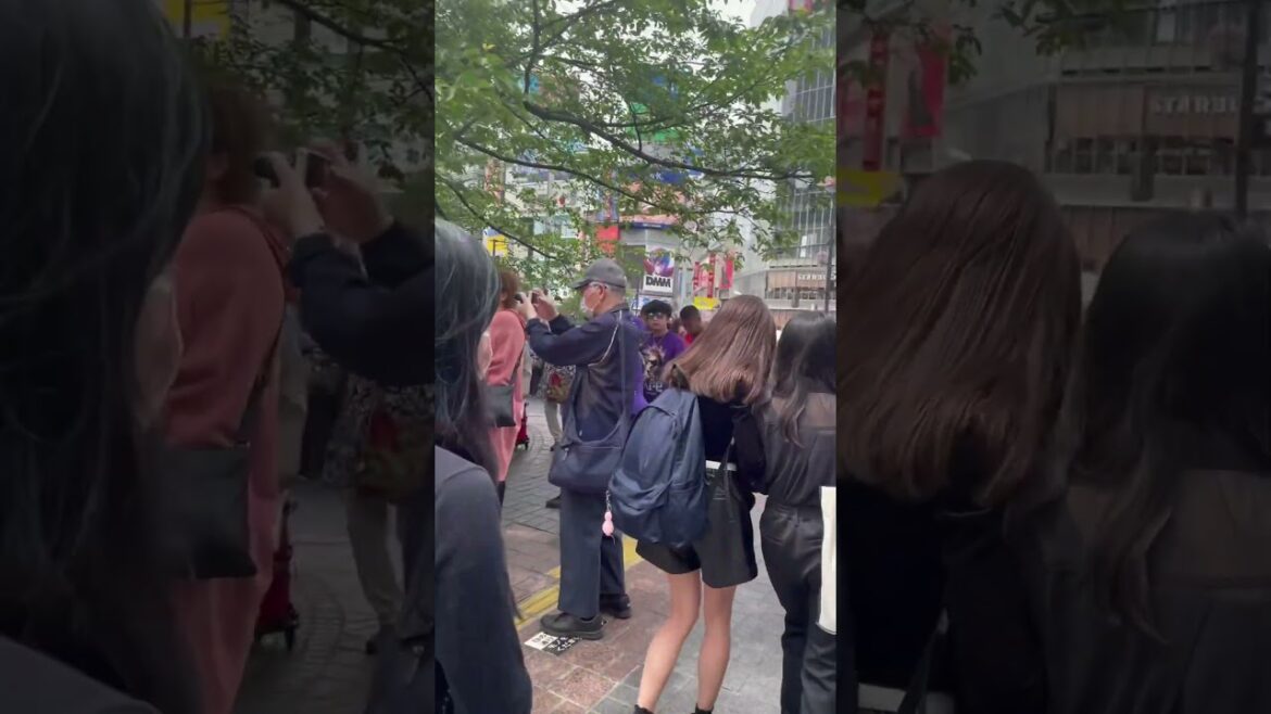 渋谷で謎の行列…ハチ公と写真を撮るために長蛇の列#shorts