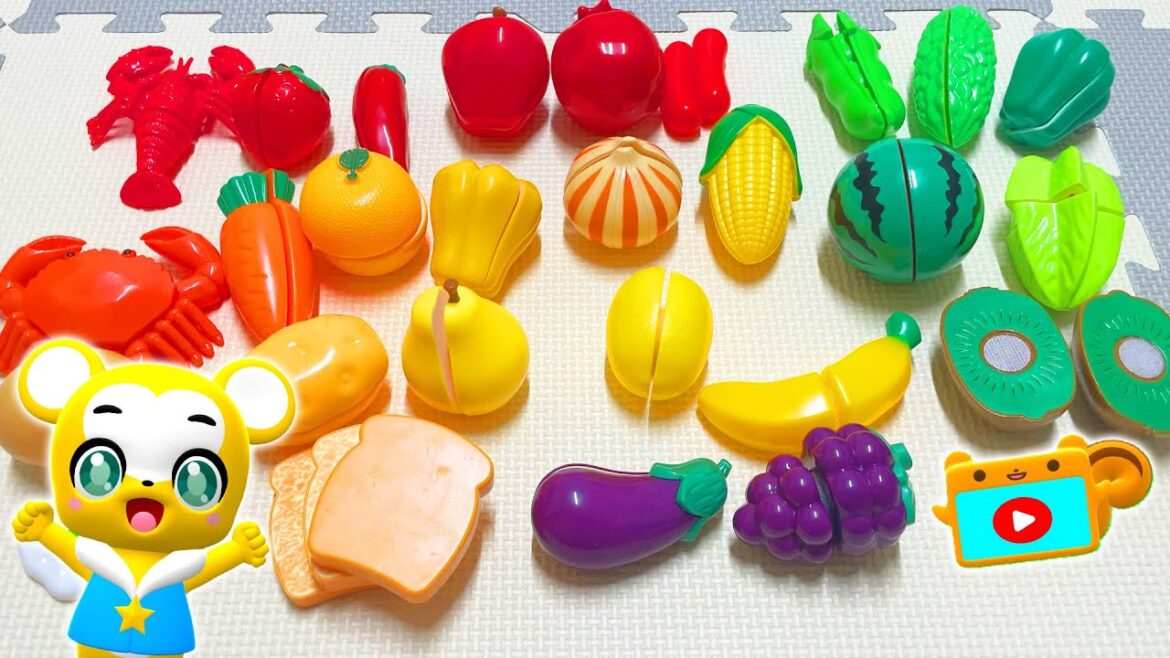 【知育】おままごとでお野菜やフルーツの色や名前を覚えよう!やさいや果物がたくさん登場&英語で色も紹介しているよ★にんじん、たまねぎ★りんご、バナナ、ぶどう、スイカ【おもちゃ】 【知育】おままごとでお野菜やフルーツの色や名前を覚えよう!やさいや果物がたくさん登場&英語で色も紹介しているよ★にんじん、たまねぎ★りんご、バナナ、ぶどう、スイカ【おもちゃ】