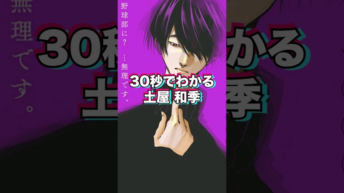 30秒でわかる土屋和季【 忘却バッテリー 】 #忘却バッテリー #漫画 #shorts