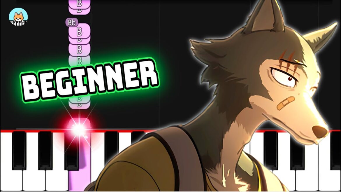 Beastars Final Season OP - "Into the world" - BEGINNER Piano Tutorial & Sheet Music