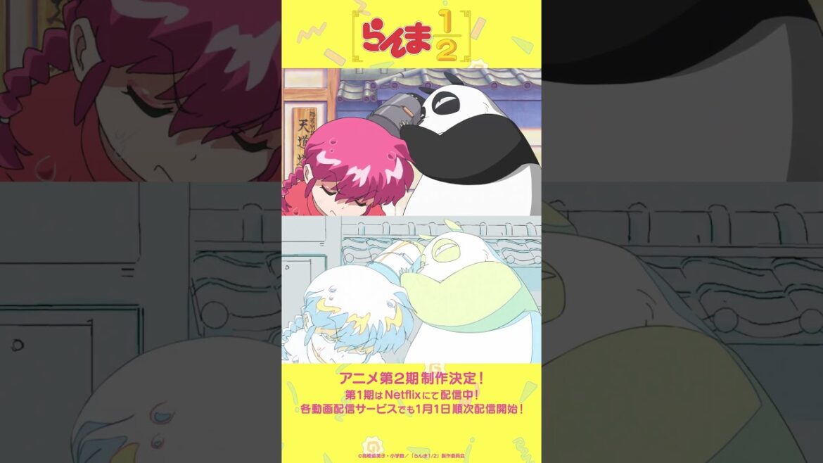 TVアニメ「らんま1/2」メイキング映像②／ Making of “Ranma1/2” vol.２ #shorts