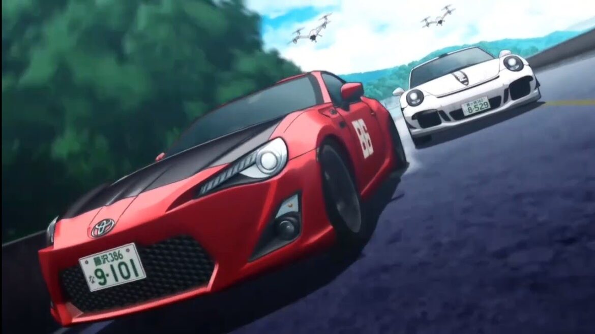 【MF GHOST 2nd Season】Kanata Katagiri Vs. Fujin Ishigami (GT86 Vs. 911 GT3)