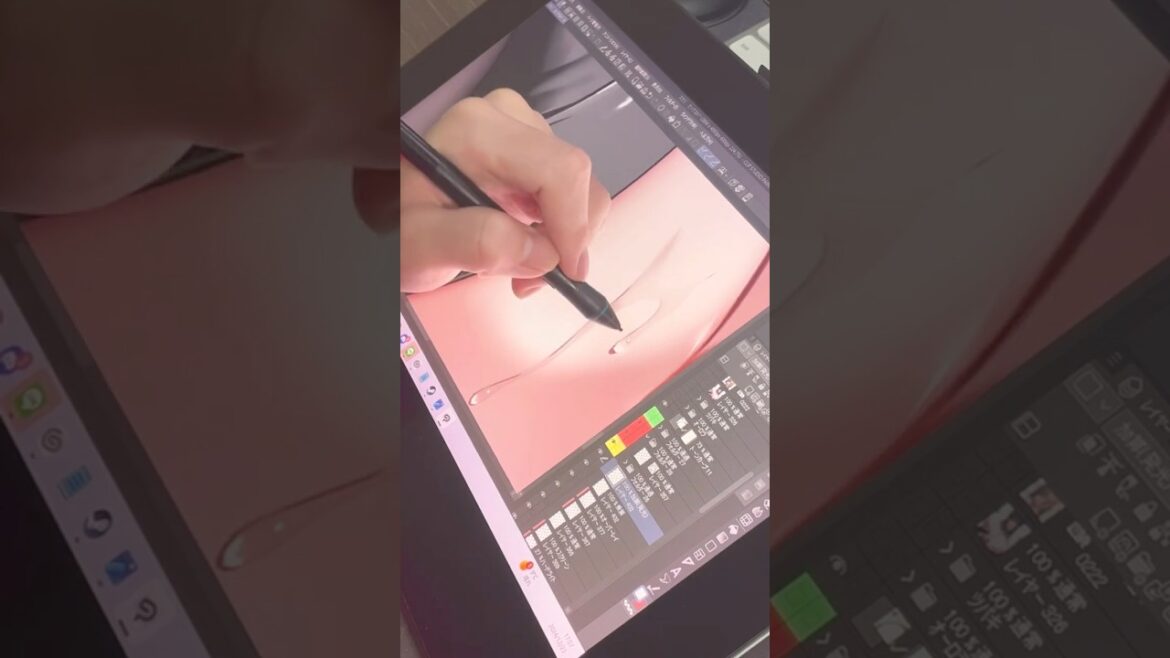 無名エ◯絵師によるハスミサンタの落書き Drawing hasumi santa #ブルアカ #illustration #メイキング #shorts #ブルーアーカイブ