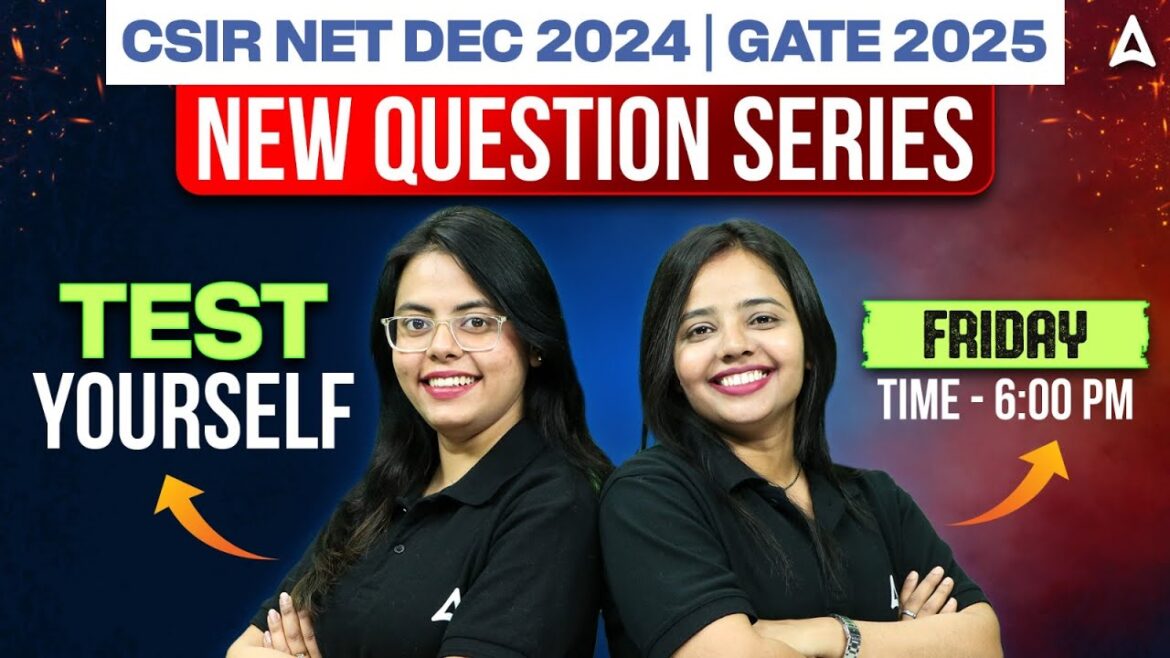 CSIR NET Dec 2024 & GATE 2025 | Life Science | Master the New Question Series for Success!