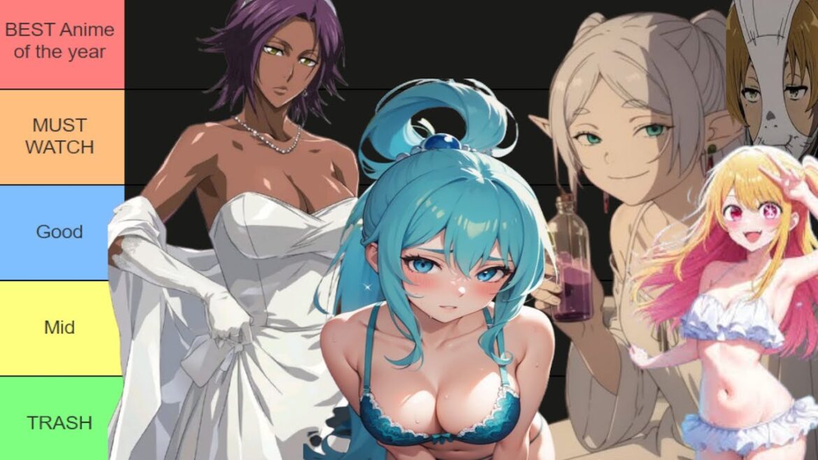 The Real Anime Awards Best Anime of 2024 ACCURATE TIER LIST | top 10 Anime | Tier List Ranking 2024