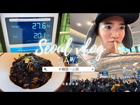【Vlog】韓国一人旅Day3|空港グルメから免税爆買い 【Vlog】韓国一人旅Day3|空港グルメから免税爆買い