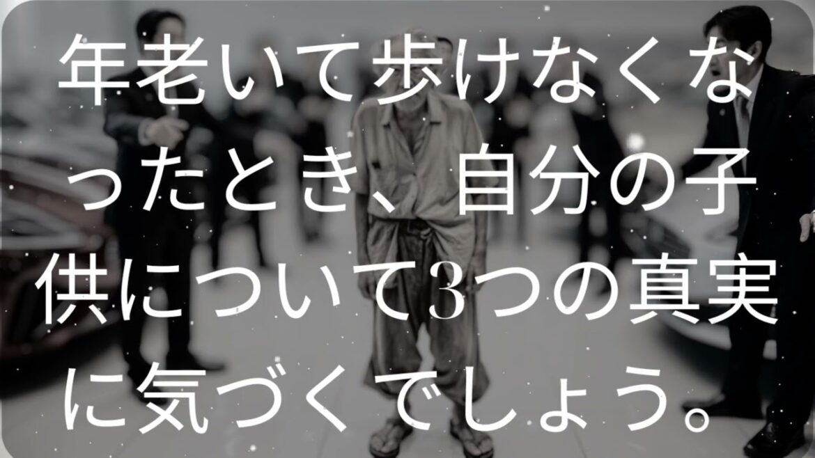 年老いて歩けなくなったとき、自分の子供について3つの真実に気づくでしょう。 [ 知識の旅 ]