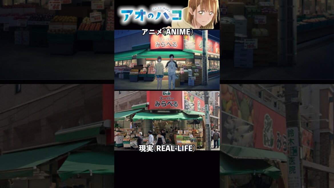 Blue Box Locations in Real-Life #bluebox  #聖地巡礼 #アオのハコ #aonohako #anime #アニメ