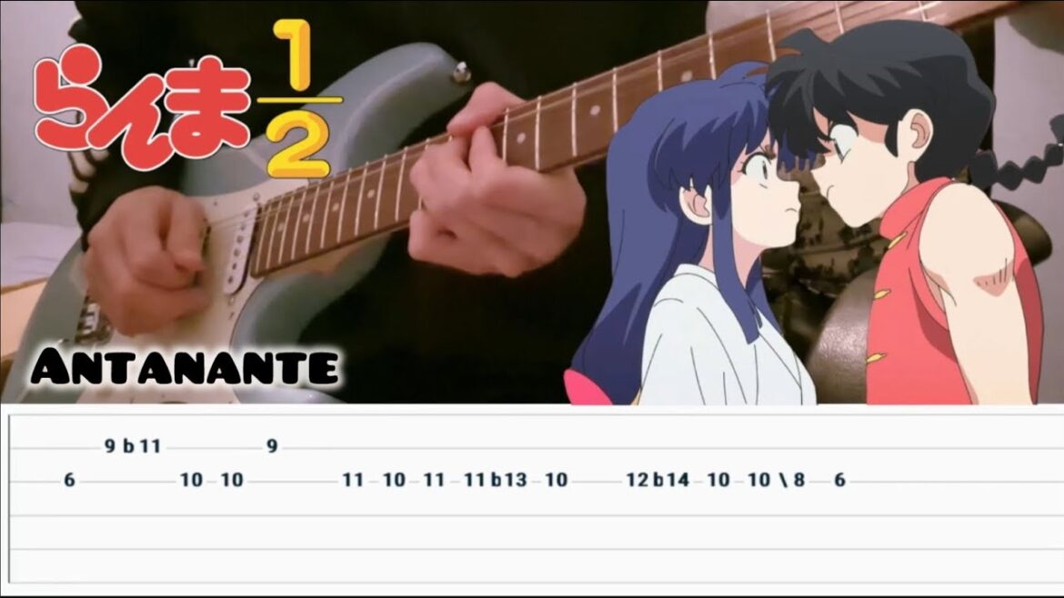 [TABS] RANMA 1/2 Ending (ANTANANTE) Guitar Cover