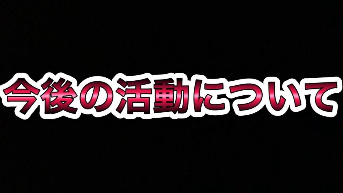 今後の活動について