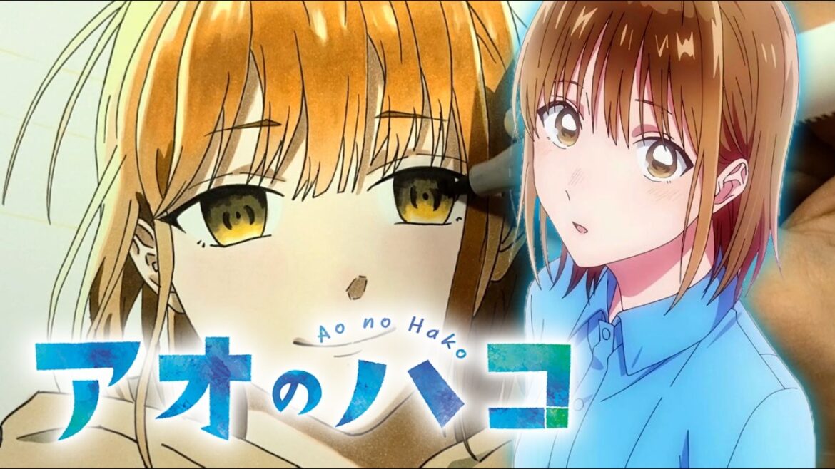 【アオのハコ】千夏先輩(鹿野千夏)描いてみた！『色塗り編』【ASMR /作業用】Drawing Chinatsu/Blue Box