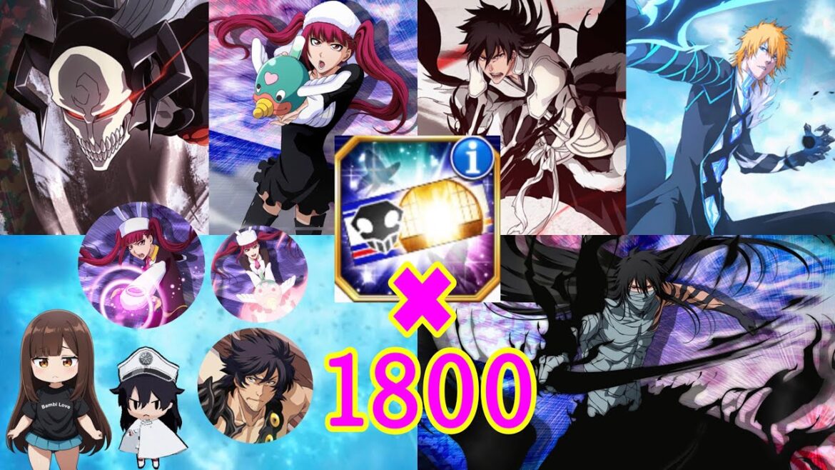 【ブレソル】可愛いあの娘と復讐おじさん！ブレソルガチャチケット1800枚【BLEACH Brave Souls】