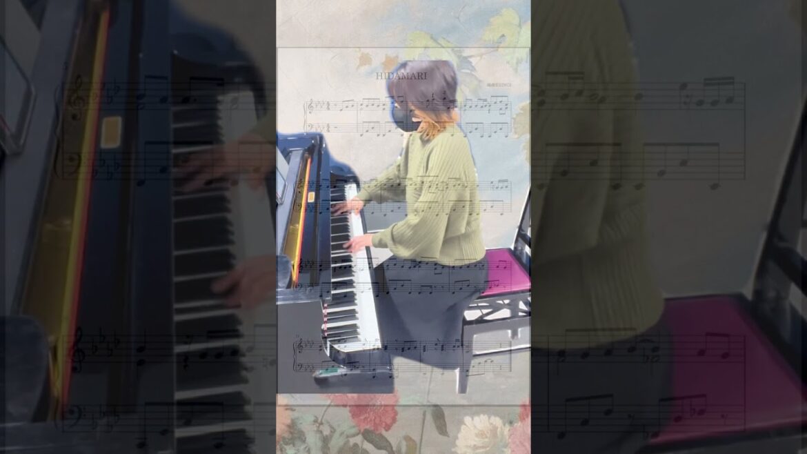 サビ楽譜！公開✨Ms.OOJA さんの「Hidamari」弾いてみた　#piano #ピアノ#anime #アニソン #妻小学生になる