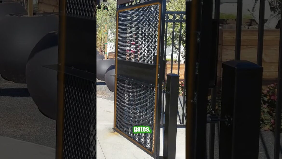 Pedestrian Gate Modified and Electrified Pedestrian Gate Modified and Electrified