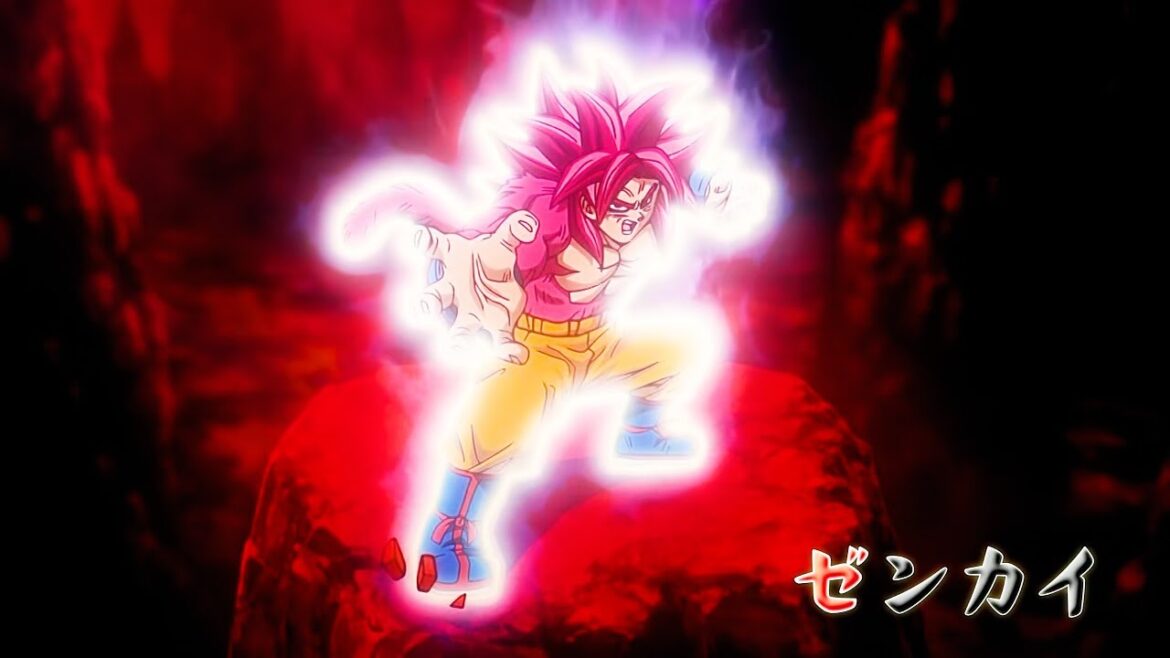 Goku SSj4 Instinct makes "Gomah donuts" , ドラゴンボール ダイマEp20