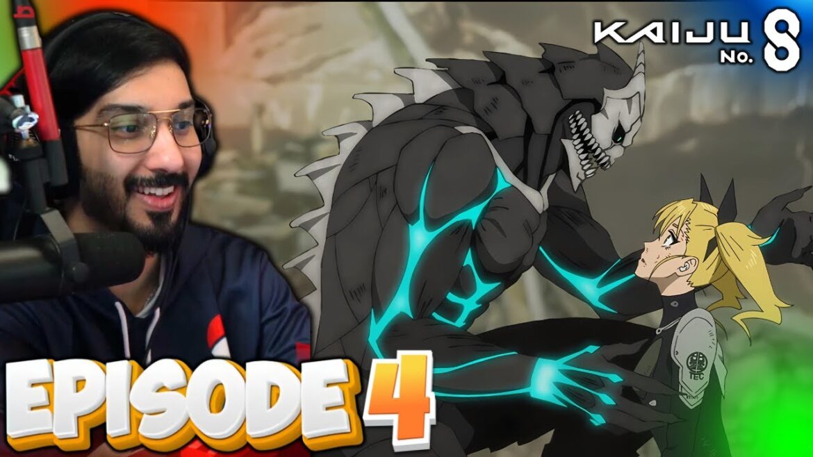 ردة فعل ناصر QG14 على انمي كايجو رقم 8 الحلقة 4 Kaiju No. 8 Ep 4 Reaction