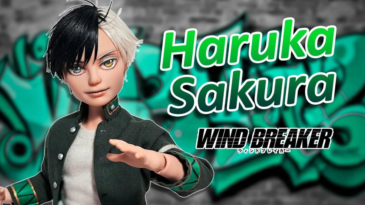 Custom HARUKA SAKURA Doll Repaint | WIND BREAKER | Anime Collab